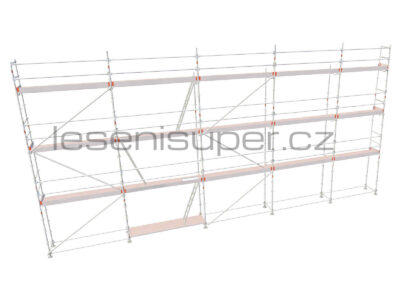 Sada nového rámového lešení typ 73 - 128m2